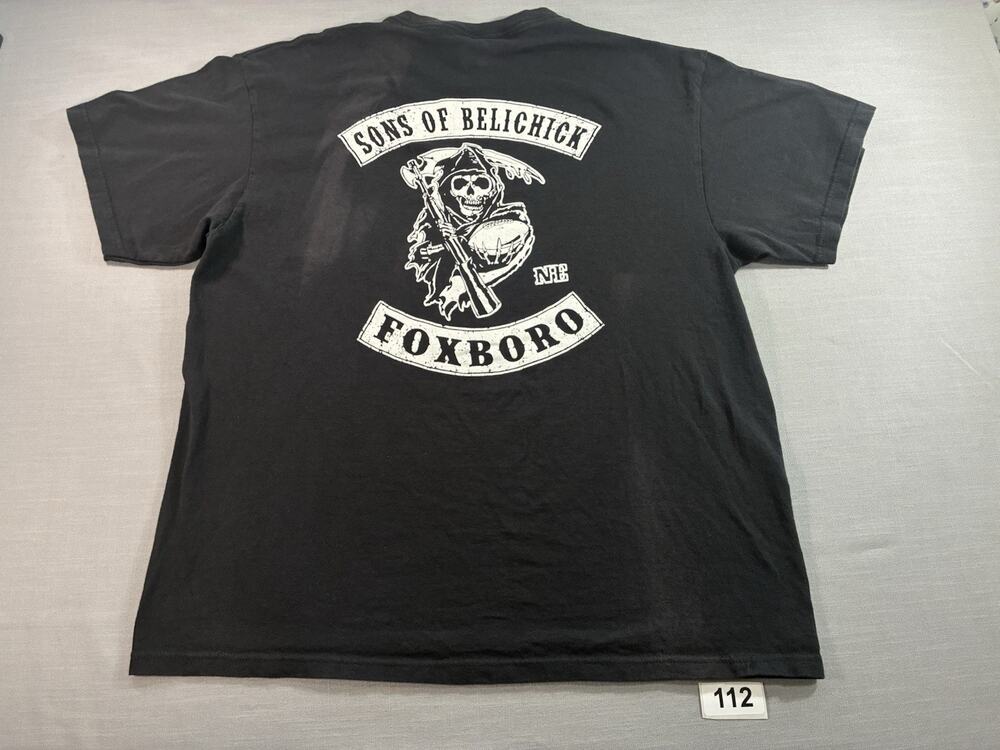New England Patriots Sons of Belichick T-Shirt Men's XL Distressed Graphic Tee